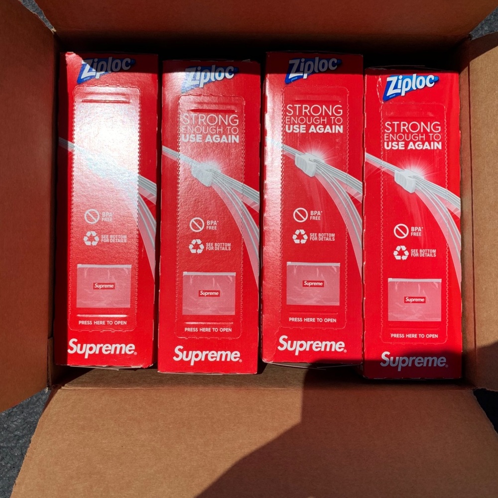 Supreme Ziploc Bags (4 boxes)